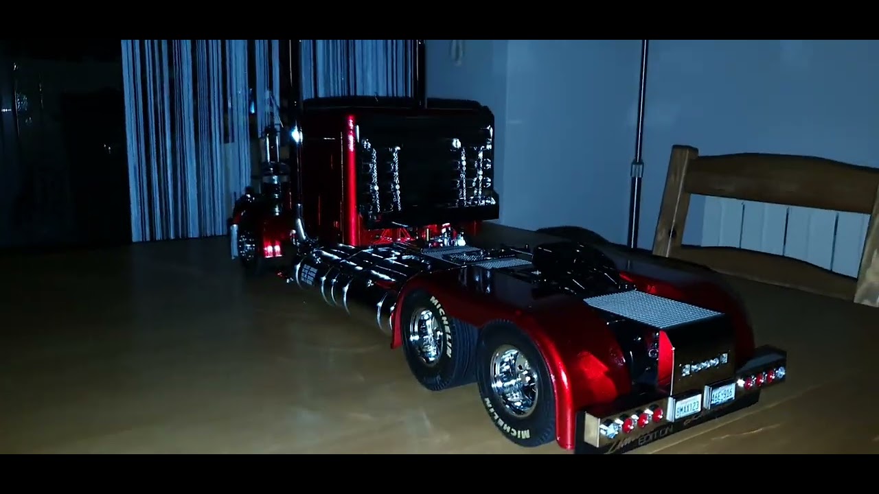 Tamiya grand hauler ruby candy red customs bulid