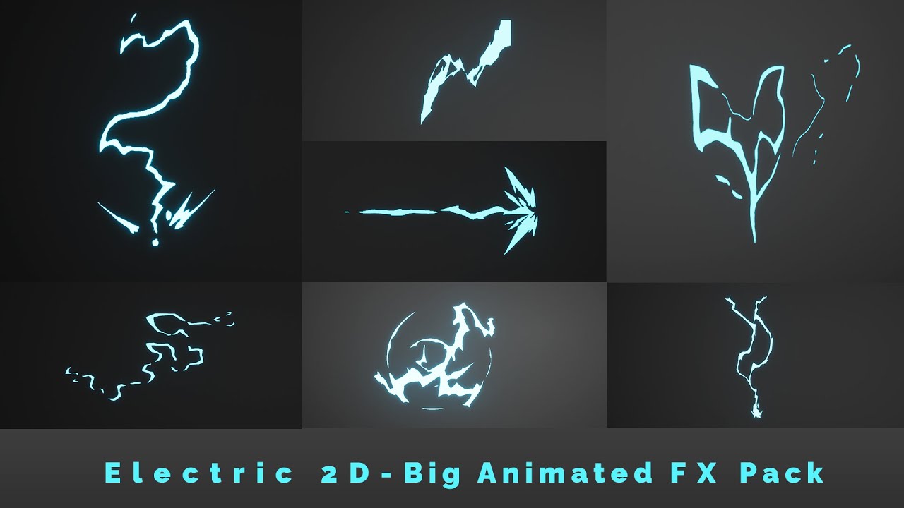 Electric & Energy 2D FX - Unreal Engine