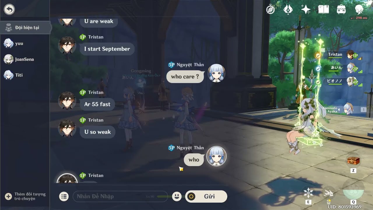 Genshit user moment