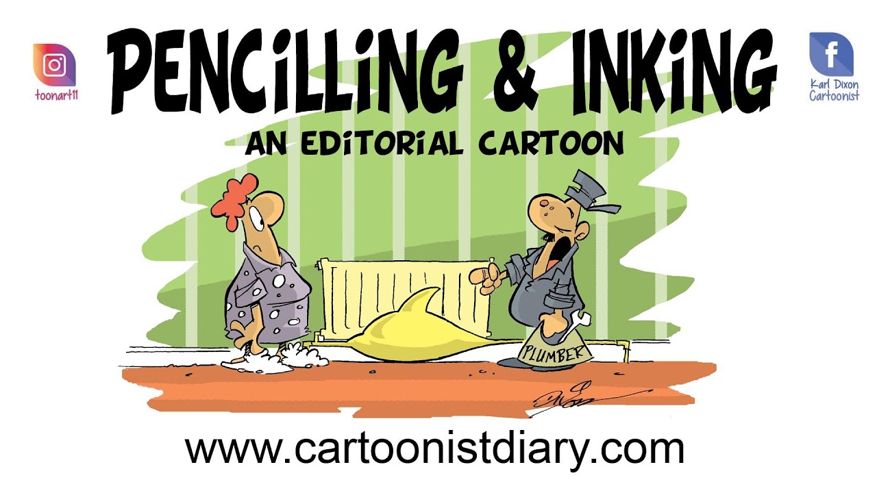 Drawing an Editorial cartoon