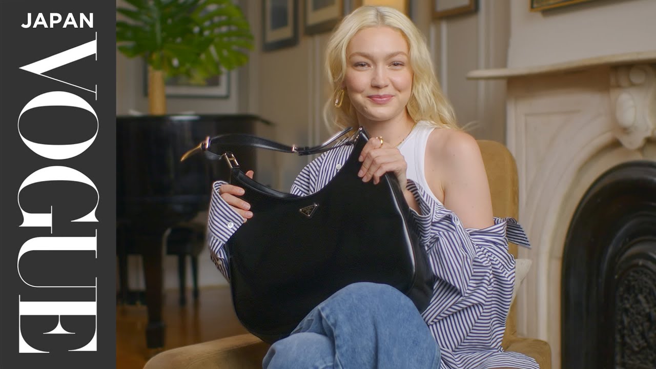 ジジ・ハディッドのバッグの中身は？娘のために持ち歩くアイテムを紹介。| In The Bag | VOGUE JAPAN