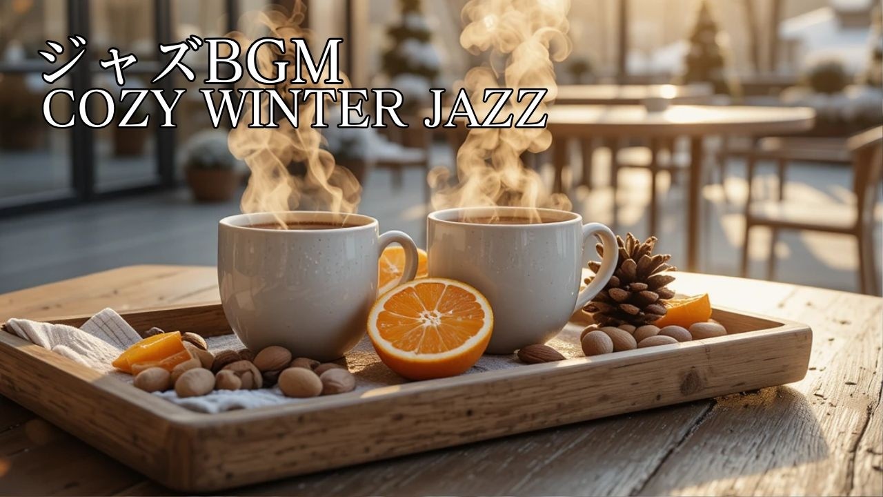 【ジャズBGM】白い街並みに響くやさしいカフェジャズ｜Gentle Winter Jazz for Deep Focus and Productivity - vol 1