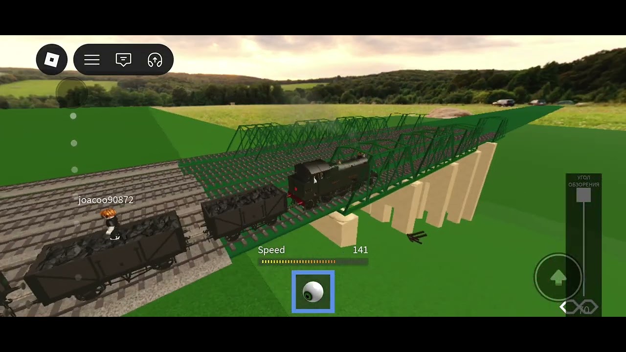 Томас vs зелёный поезд #roblox #thomas 