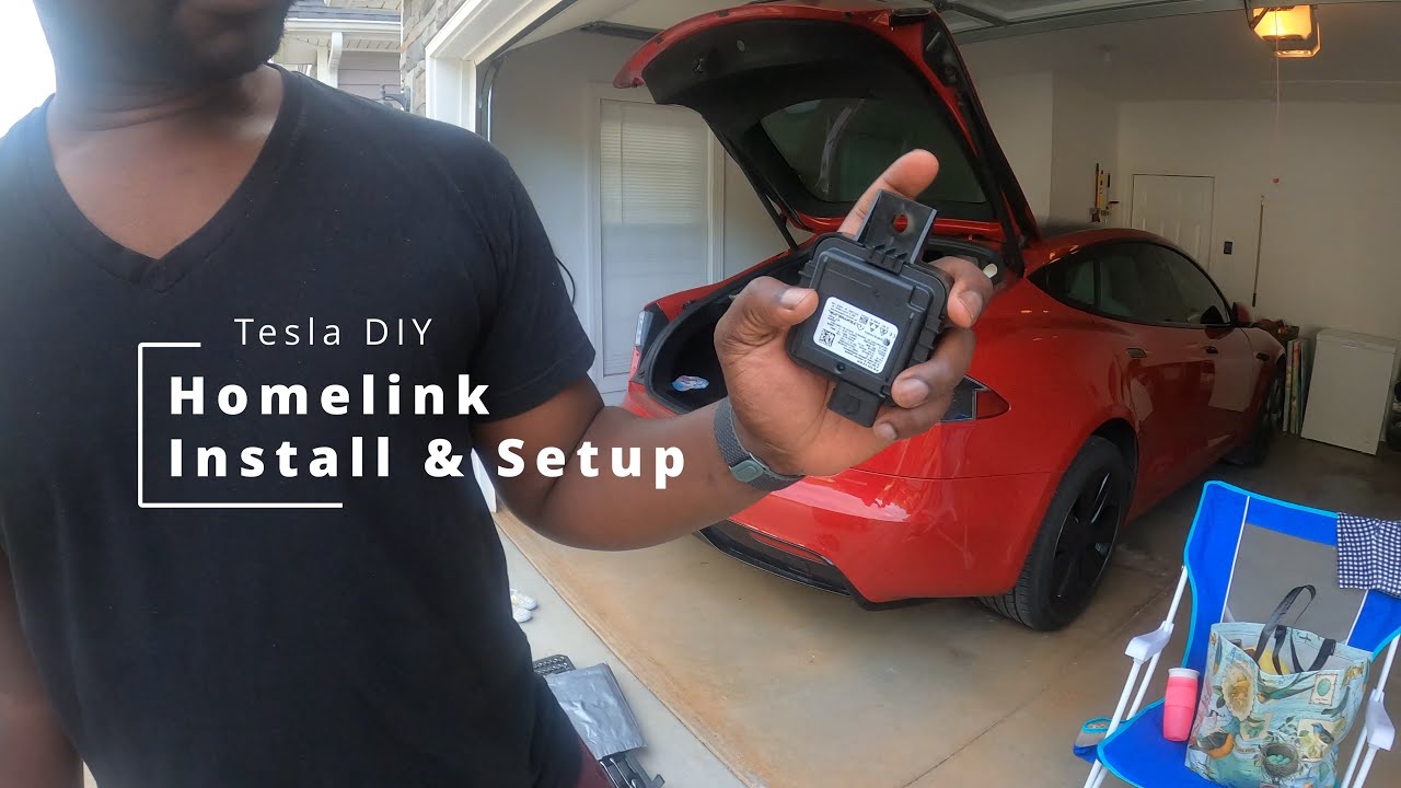 Tesla DIY - Model Y HomeLink Install & Setup