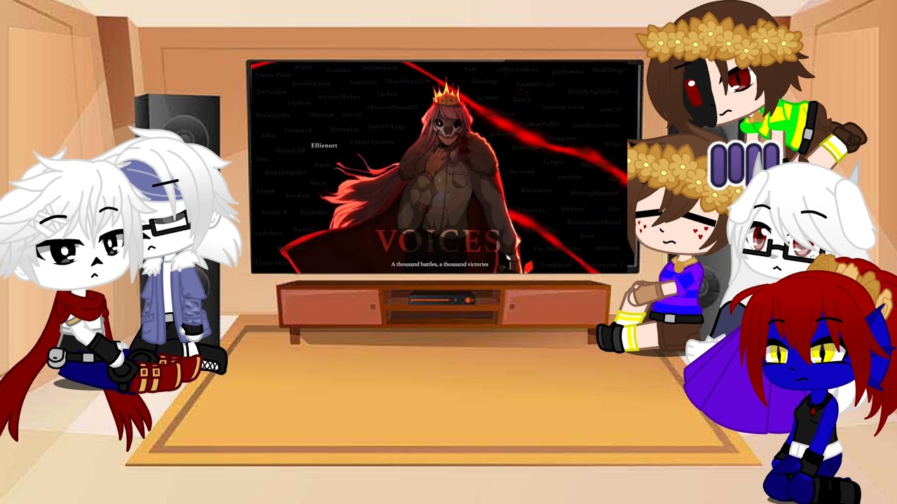 undertale react to voices