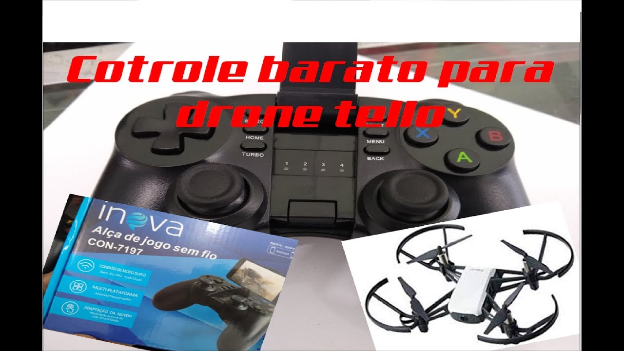 o controle mas barato para o drone tello
