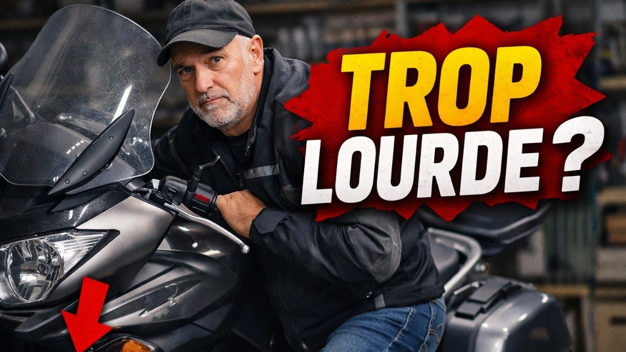 Quand la moto devient trop lourde… que faire ?