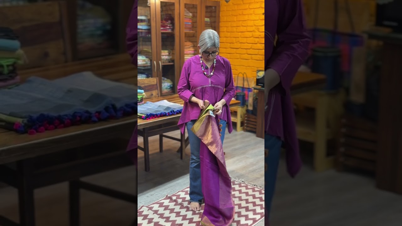 Summer Friendly Plain Linen Sarees