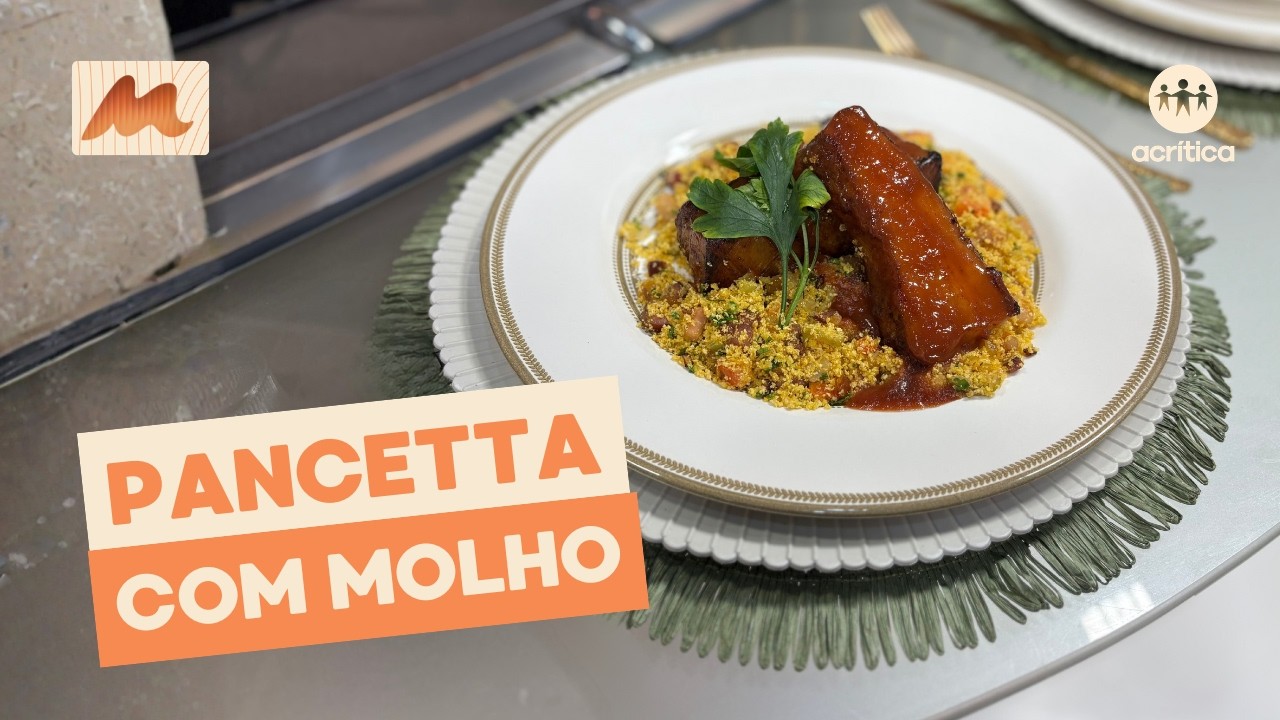 PANCETTA COM MOLHO DE GOIABADA | RECEITA FÁCIL