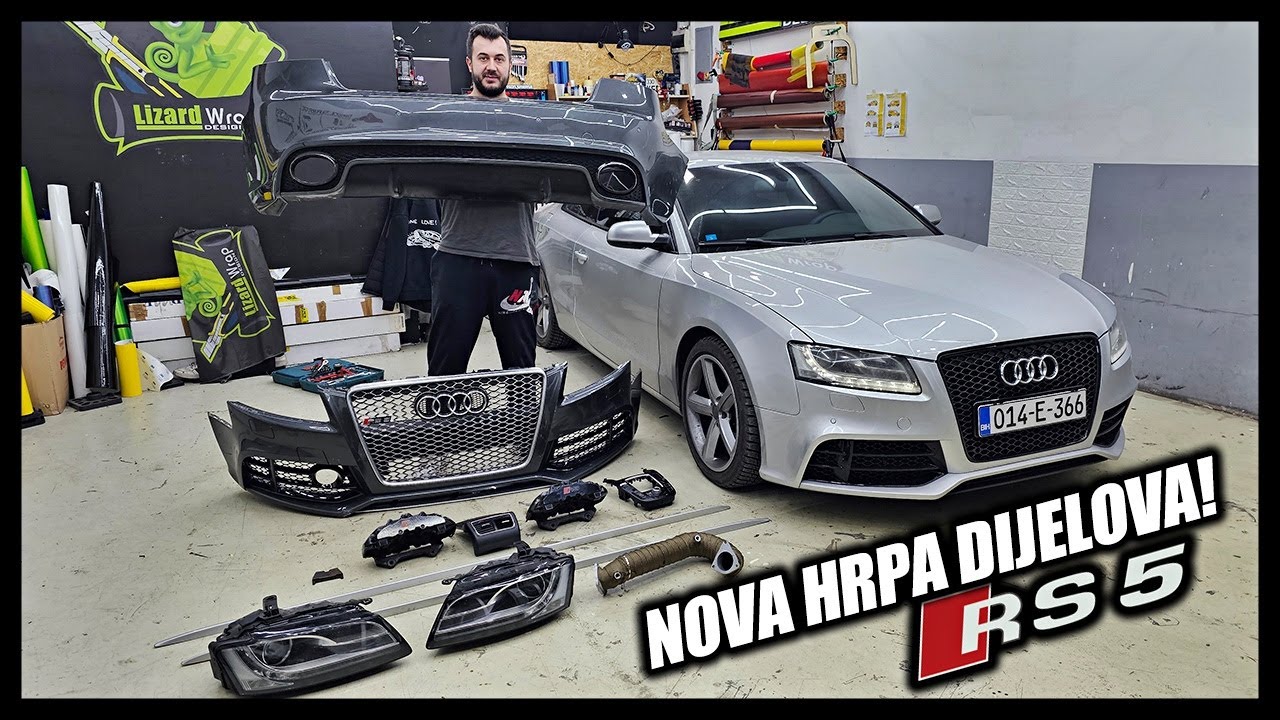 SADA IDEMO OZBILJNIJE! NOVA HRPA RS5 DIJELOVA ZA A5 COUPE!
