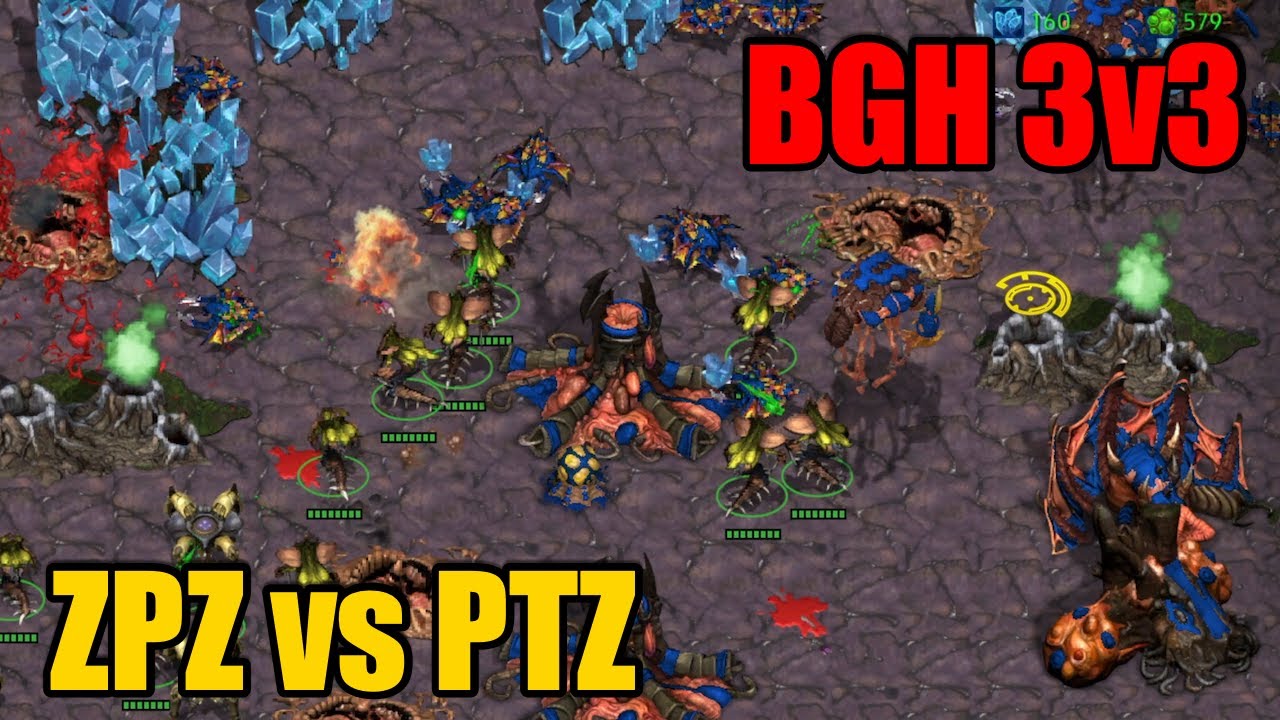 StarCraft BGH 3v3 | Big Game Hunters | Brood War | TeamPlay