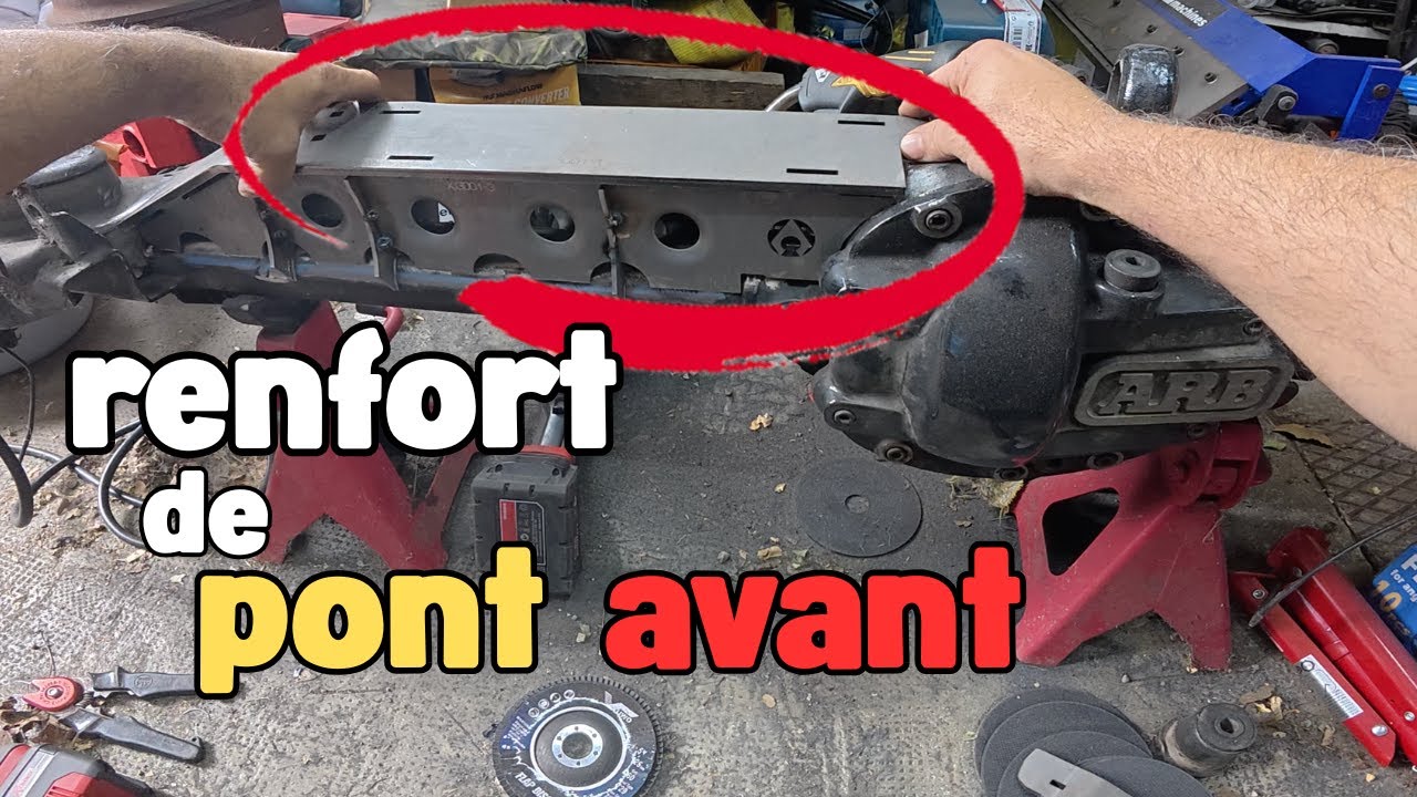 Je renforce le pont AV + SYE sur Jeep Cherokee