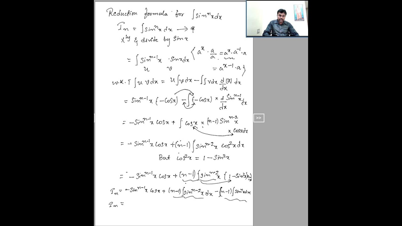 Reduction Formula-1 | Additional Mathematics | 18MATDIP31