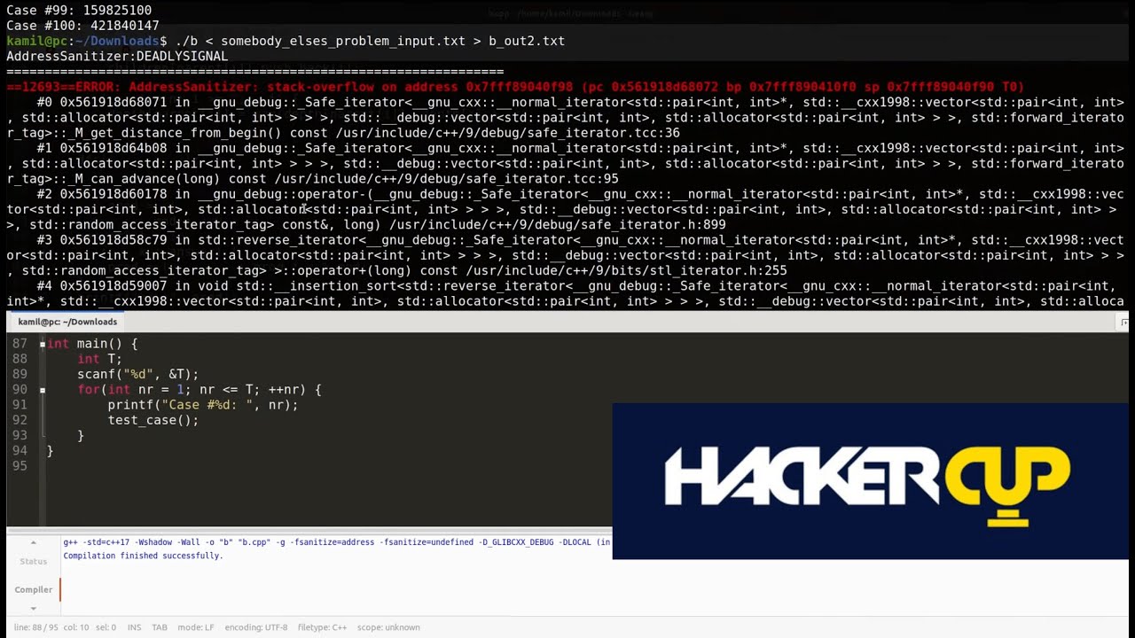 Facebook Hacker Cup 2020 Finals