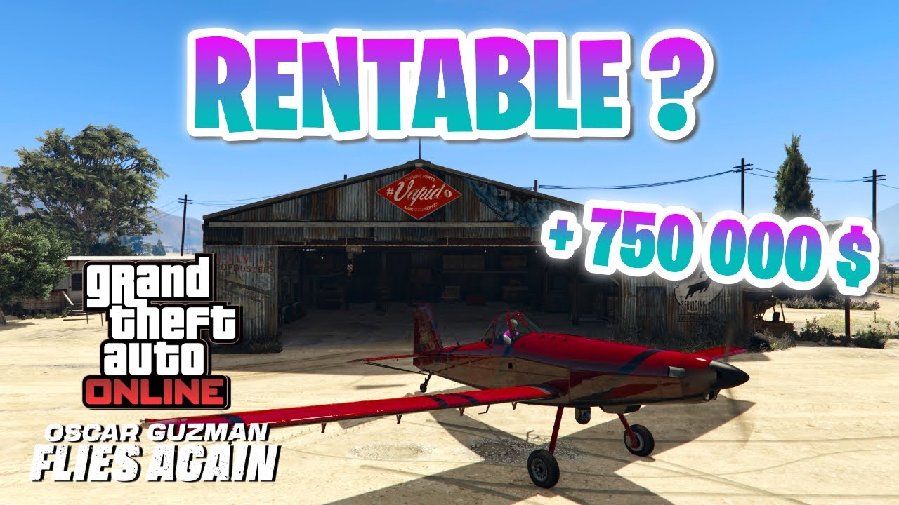 HANGAR MC KENZIE FIELD RENTABLE ? GTA5 ONLINE