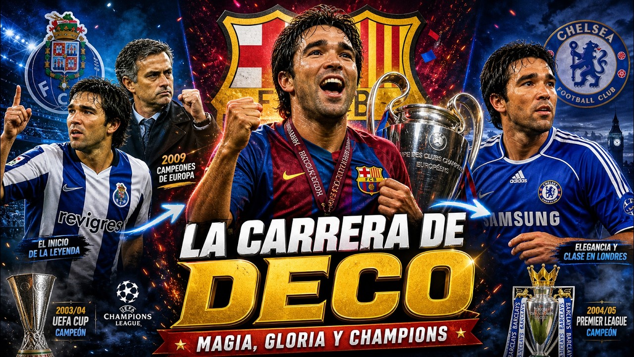 TODA la TRAYECTORIA de DECO 🏆🇵🇹🏆
