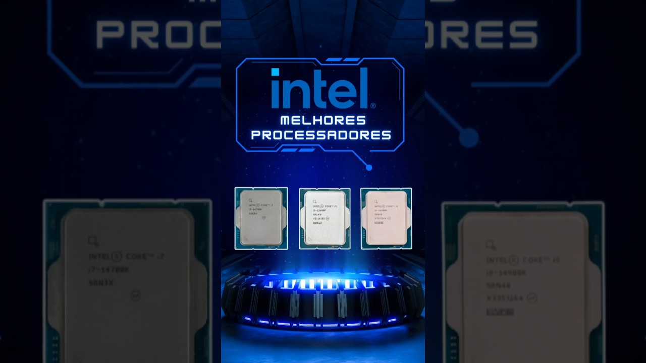 MELHORES PROCESSADORES INTEL PARA JOGOS EM 2025 #pcgamer