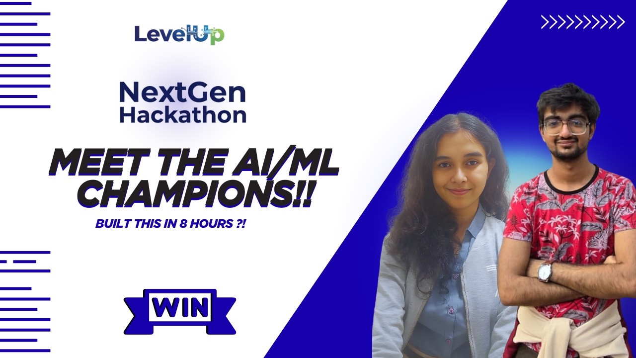 AI&ML Track Finals | The Winning Presentation 🏆| NextGen Hackathon 2026 | LevelUp