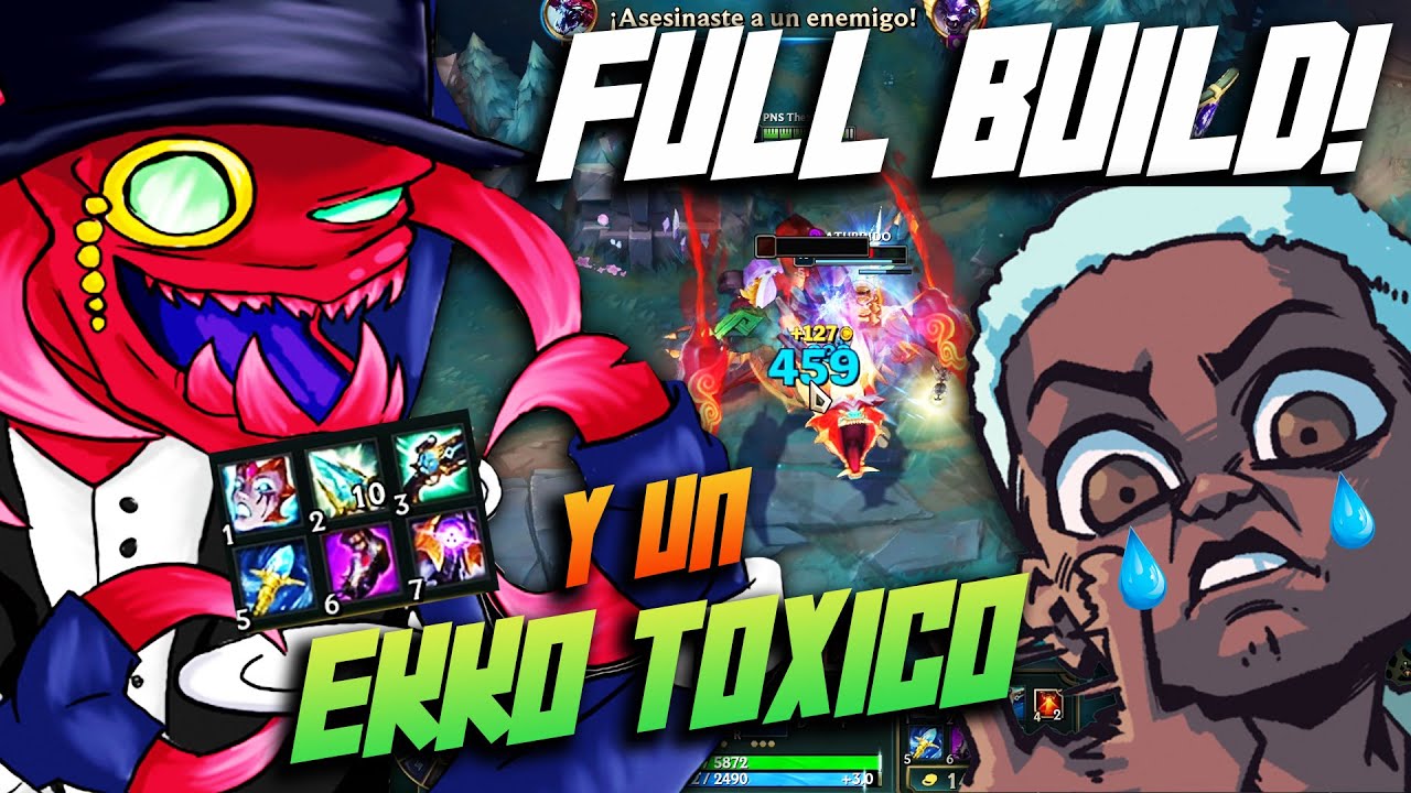 CHO'GATH FULL AP BUILD COMPLETA!! y un EKKO TOXICO 😂🔥