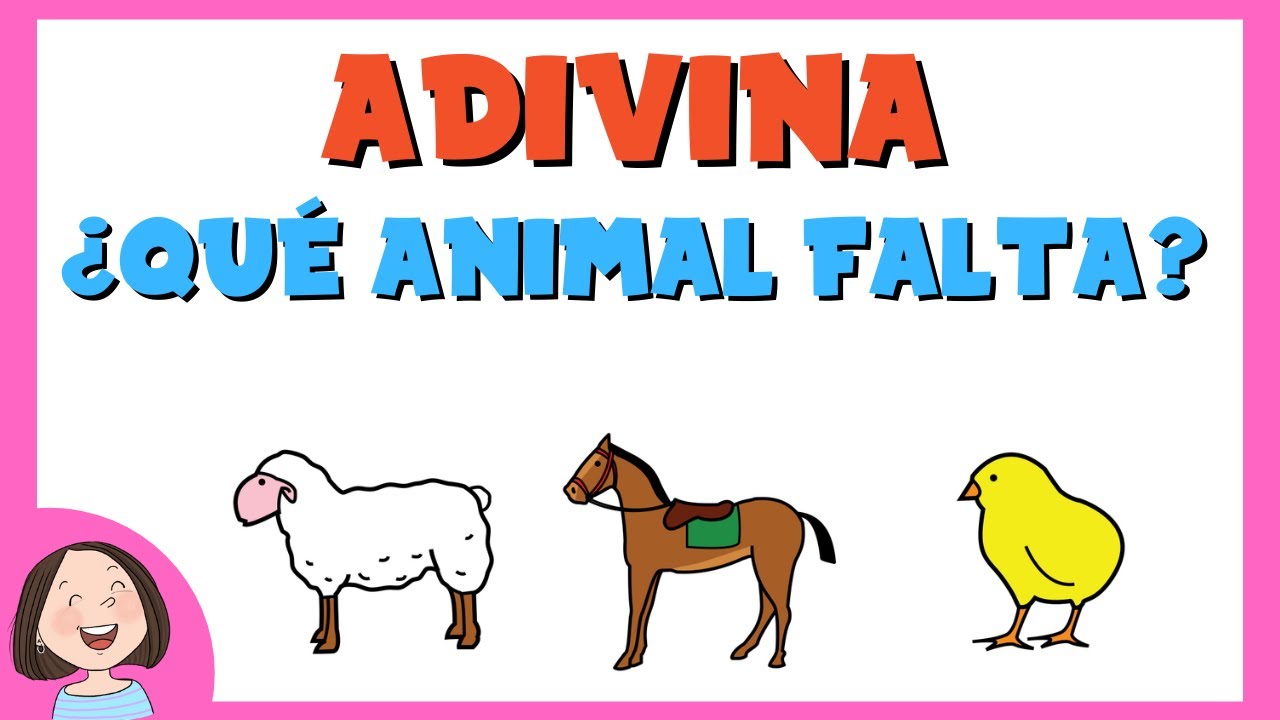 Adivina ¿Qué animal falta?