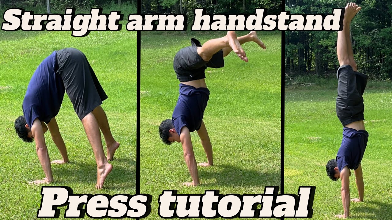 Straight arm press handstand tutorial
