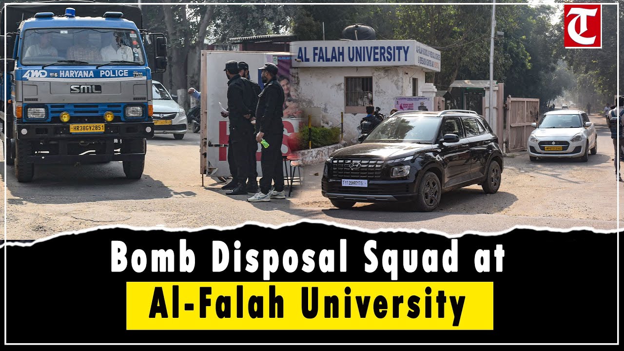 Faridabad Alert: Bomb Disposal Team Responds at Al-Falah University After Delhi Blast