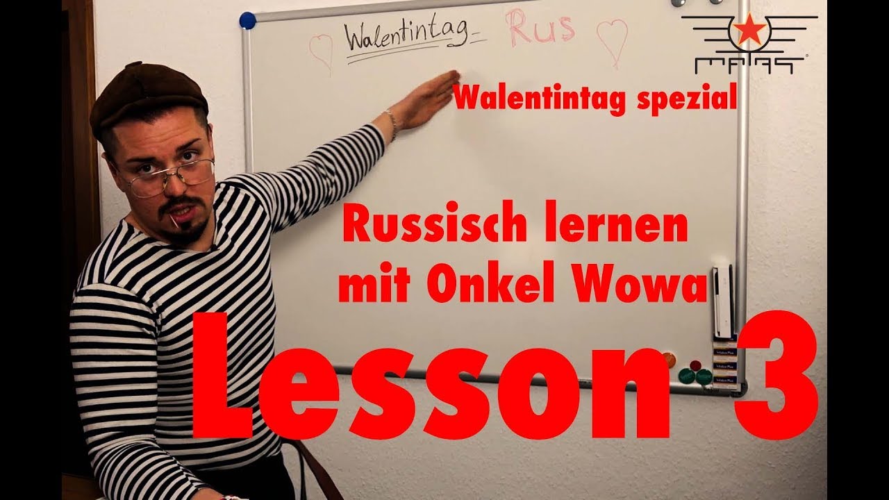 Russisch lernen mit Onkel Wowa - Lesson 3