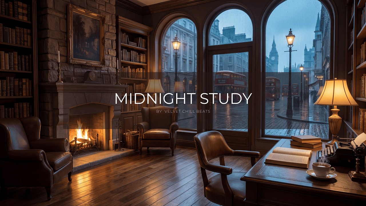 Whispers in the Rain-Lit Library
