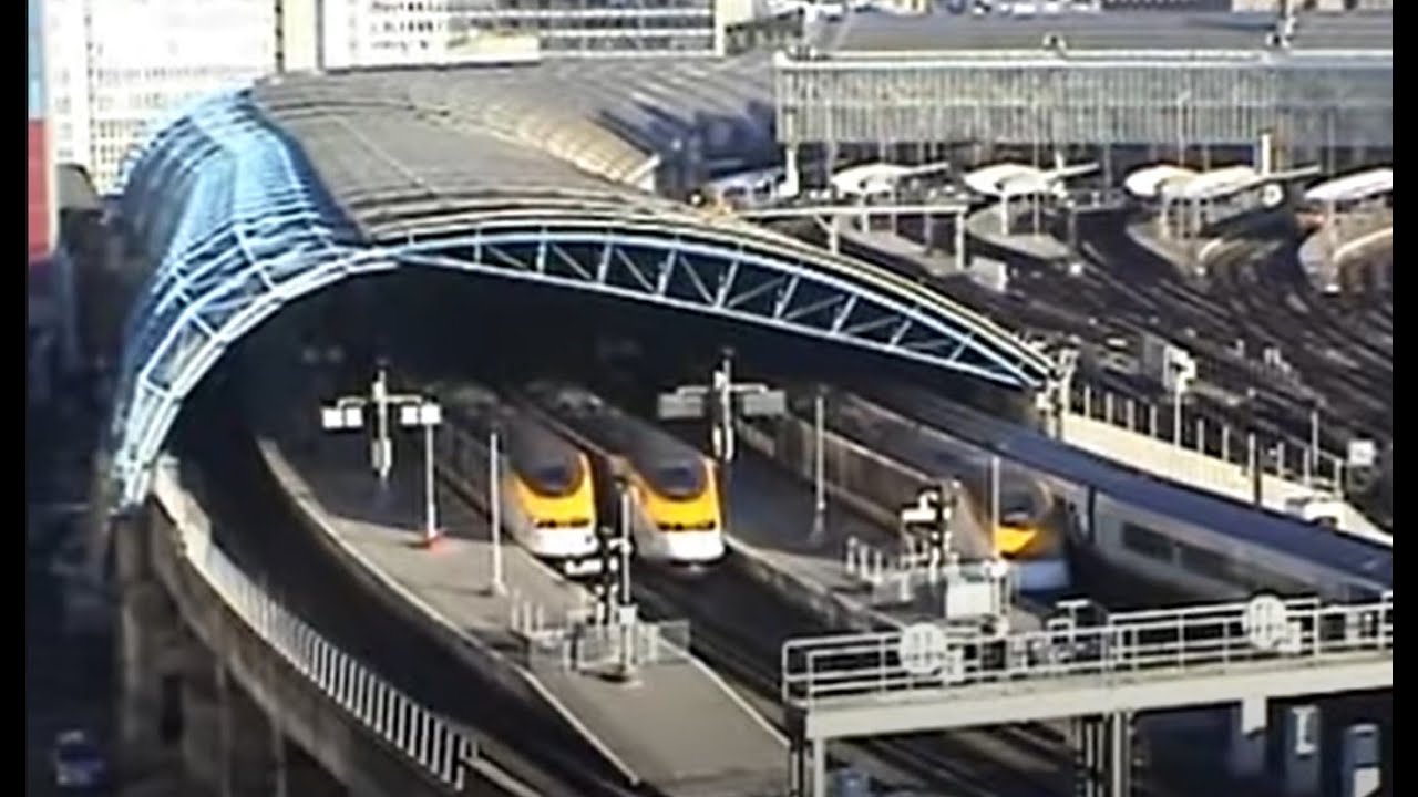 Last weeks of Eurostar trains at London Waterloo  Brixton  Herne Hill 20th October 2007