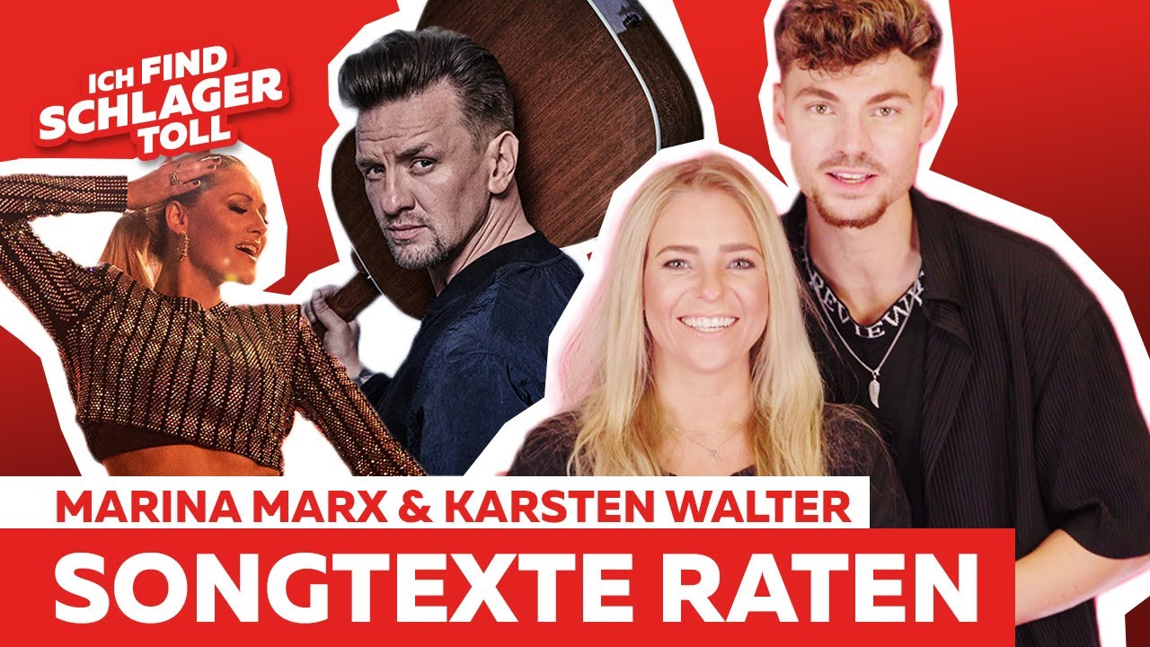 WAS!? Karsten Walter & Marina Marx erkennen Feuerherz nicht 😅| Songtexte raten | Stars & Stories
