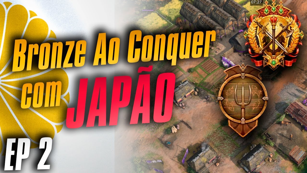 BRONZE AO CONQUISTADOR com Japoneses no Age of empires IV | TUTORIAL PARA INICIANTES EP2