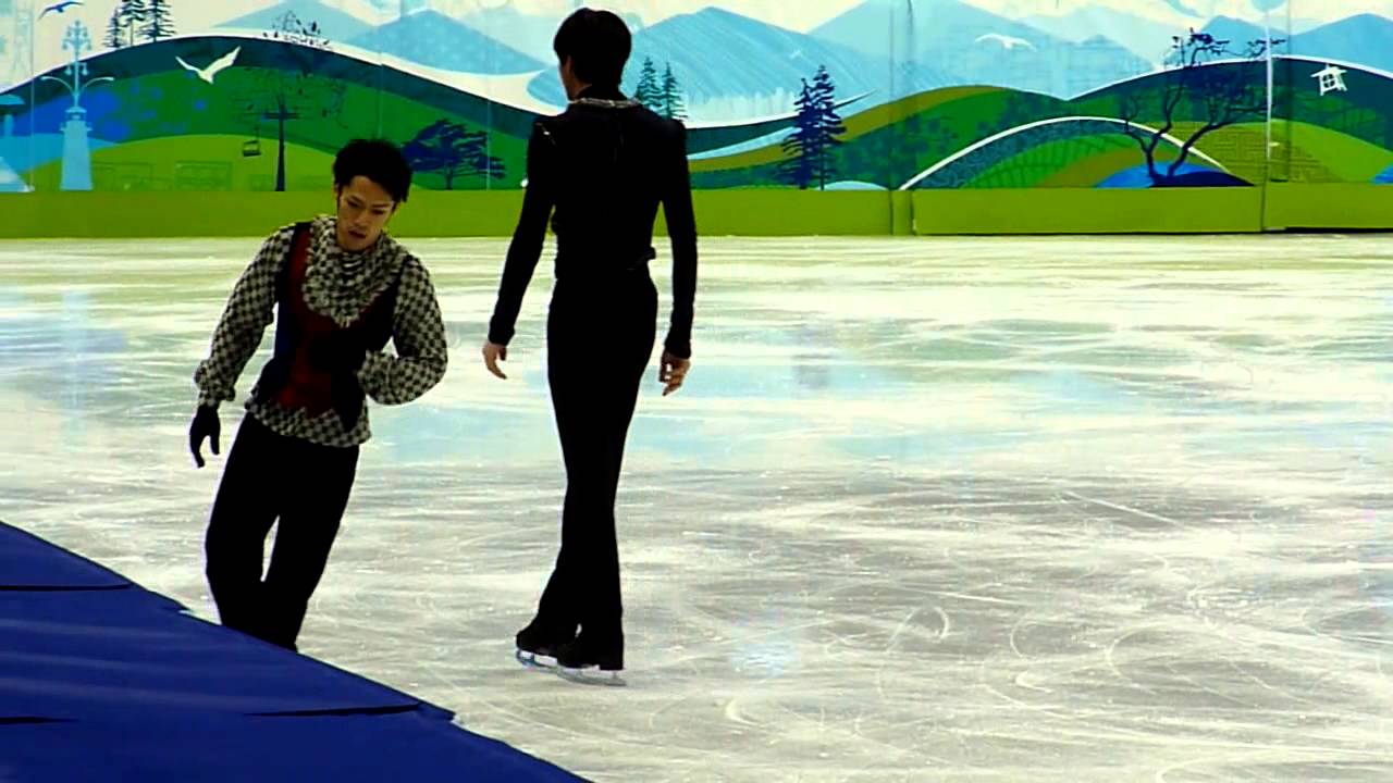 20100218　Olympics  practice  バンクーバー公式練習　道　 高橋大輔 DaisukeTAKAHASHI