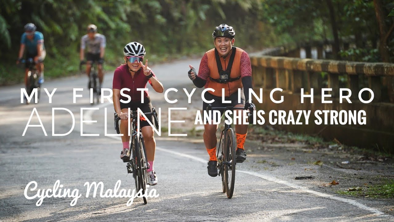 Cycling Malaysia 76: Cycling with my first cycling hero Adeline and she is strong. Genting Sempah