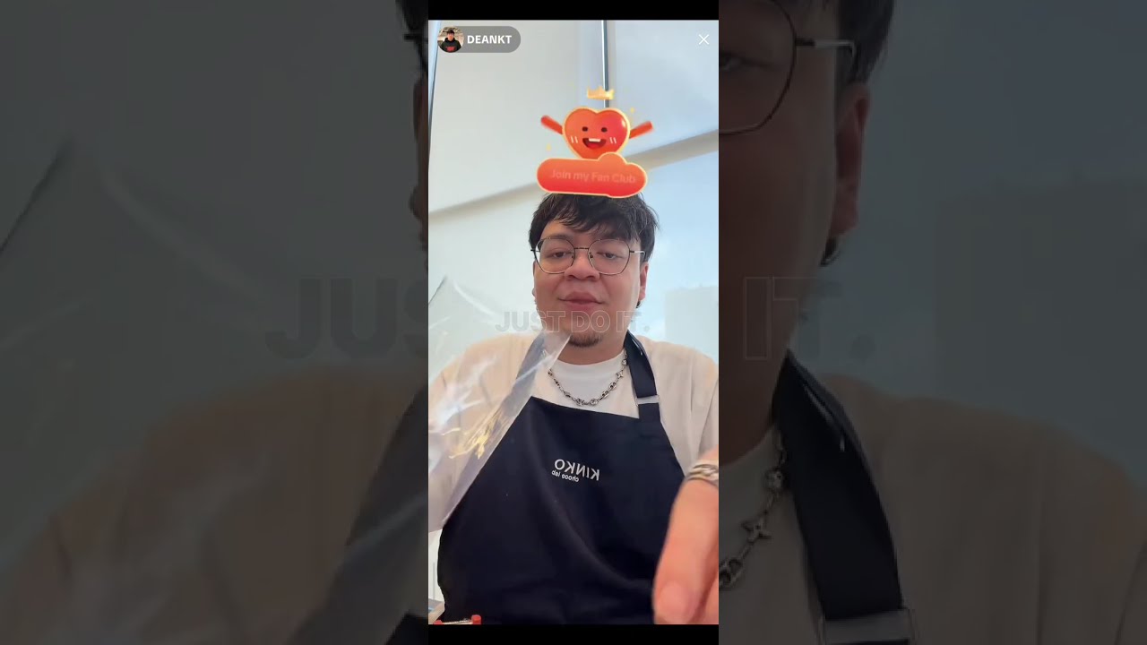MOMENT DEANKT LIVE TIKTOK MEMBUAT BUCKET BUNGA BUAT NONPUT