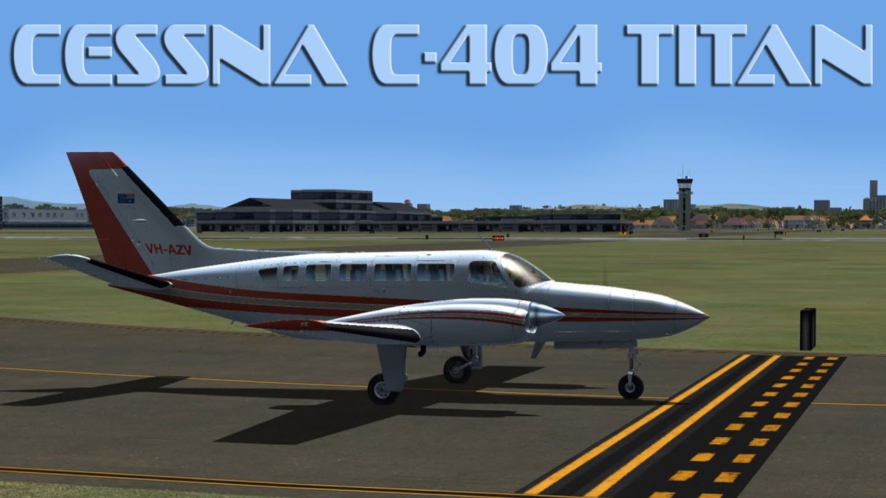FSX Cessna C‑404 Titan | Smooth Bankstown Airport Landing (Australia)