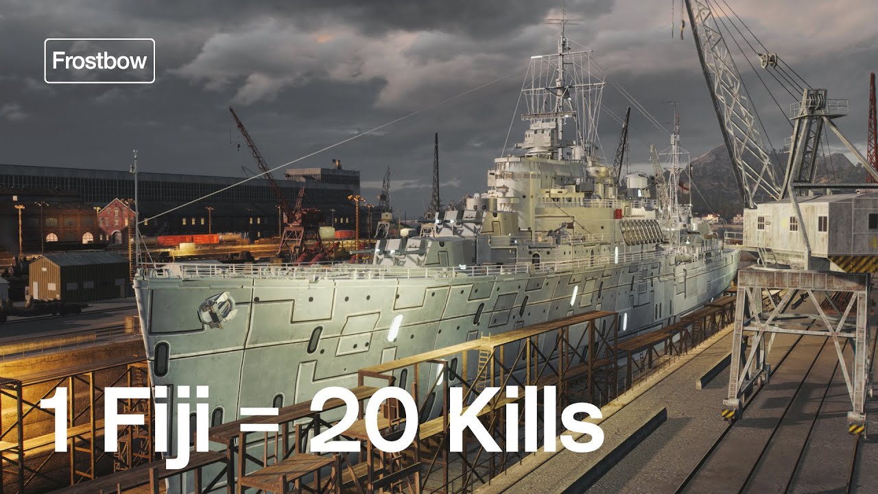 1 Fiji = 20 Kills #worldofwarships