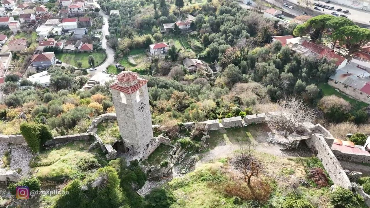 Stari Bar - Old city of Bar Montenegro 4k