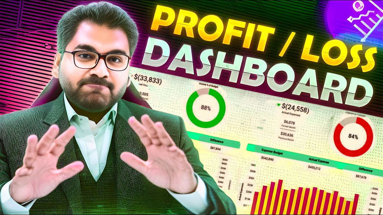 Build a Profit/Loss Dashboard from Scratch - with Variance Analysis!