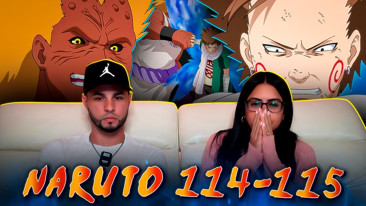 CHOJI MODO MARIPOSA vs JIROBO SELLO MALDITO 🦋 | Naruto 114 y 115 | Reacción