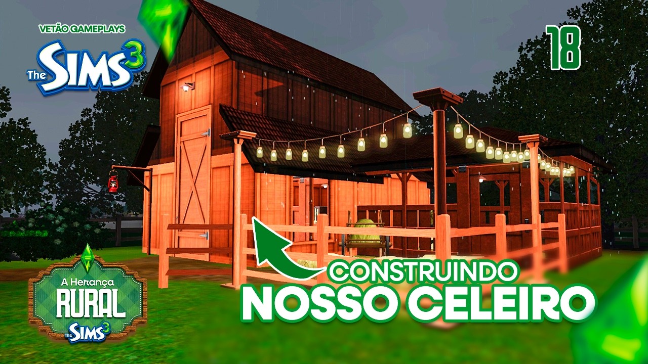 THE SIMS 3 | Nosso CELEIRO veio aí! 🏠🐴 | Ep. 18
