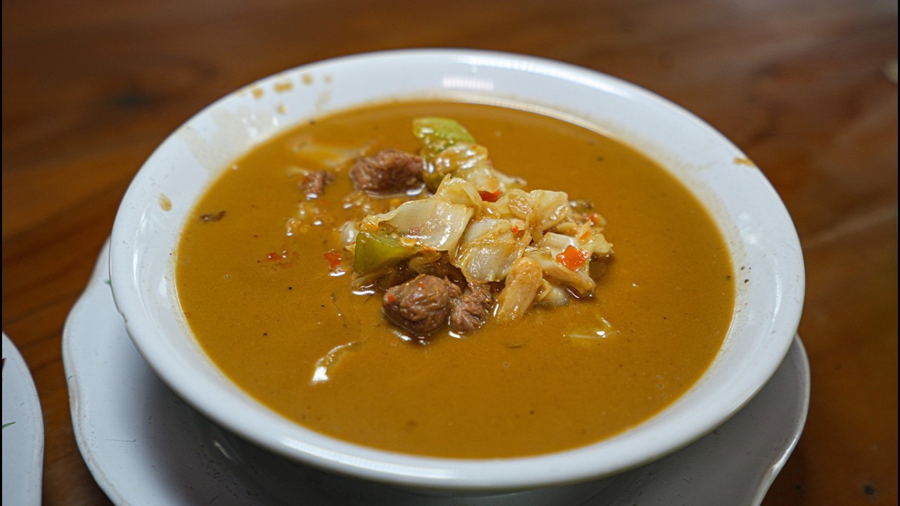 TONGSENG KAMBING DI MASAK PAKE BATOK !!