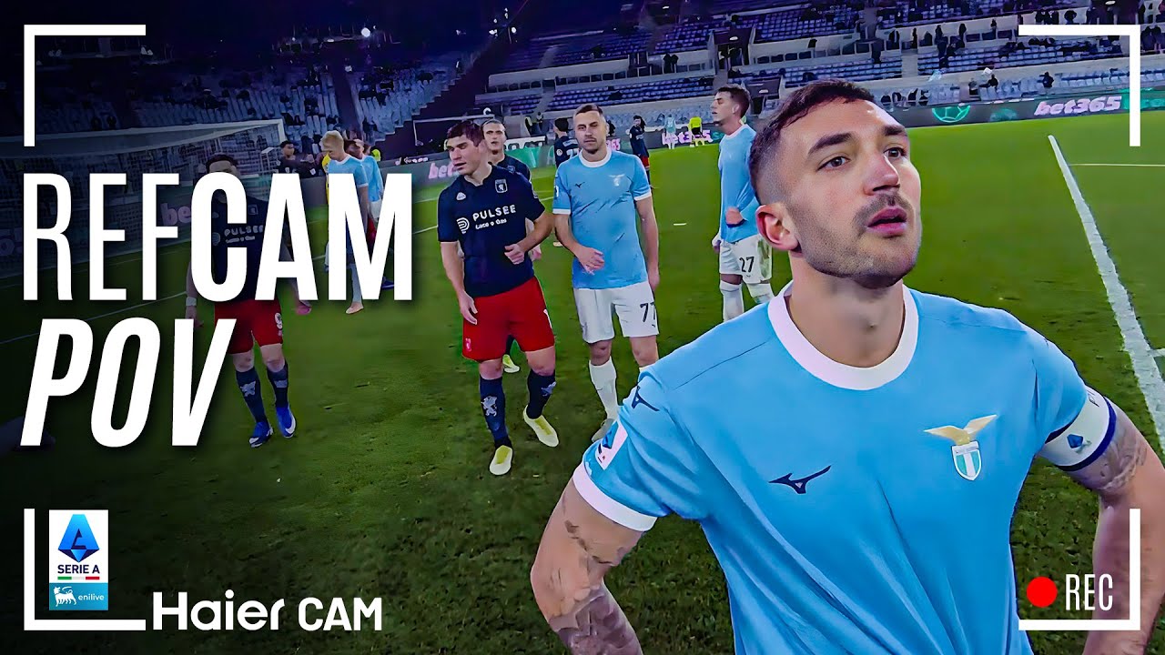 HAIER CAM | REF CAM POV: You Are The Referee in Lazio-Genoa | Serie A 2025/26