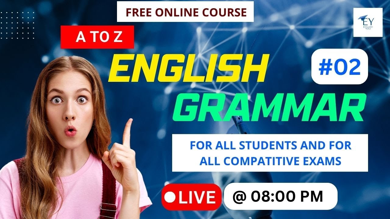 English Grammar Complete Course A to Z || 16 August 2023