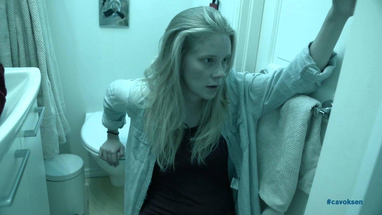 Sånn går det når Helle låser seg inne på do