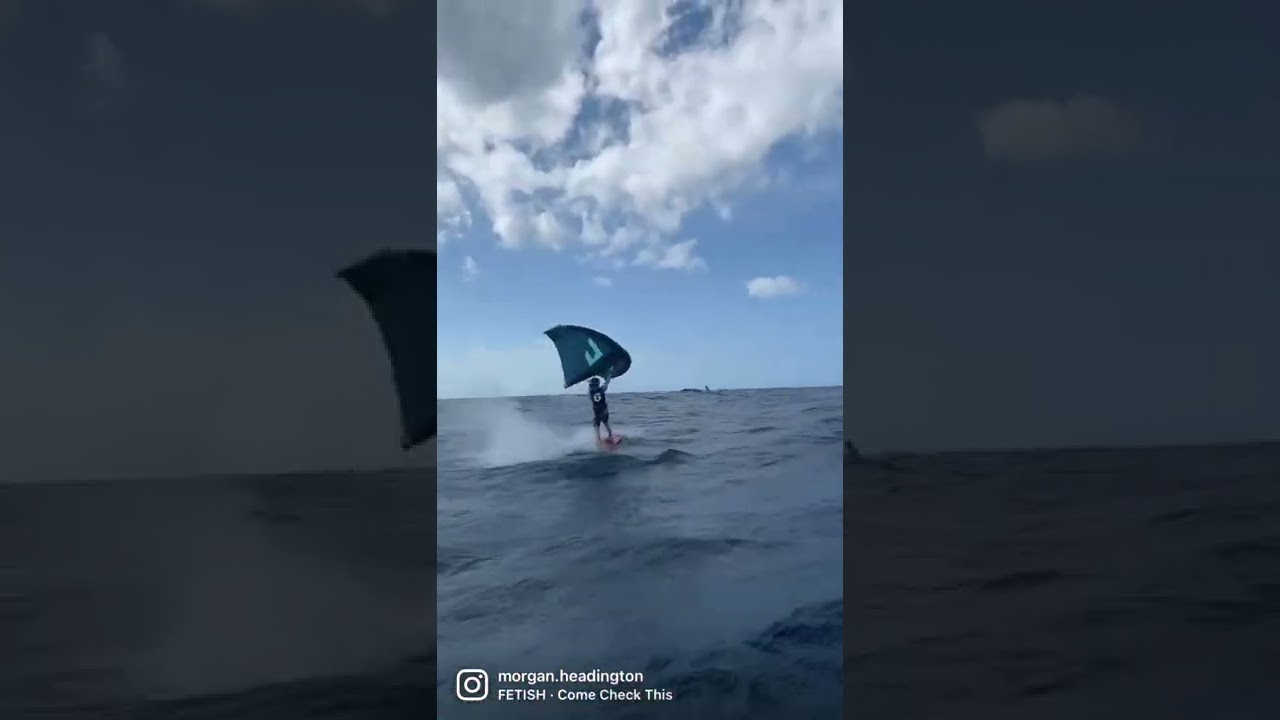 Wingfoiling in San Juan, Puerto Rico 🇵🇷 #wingfoiling