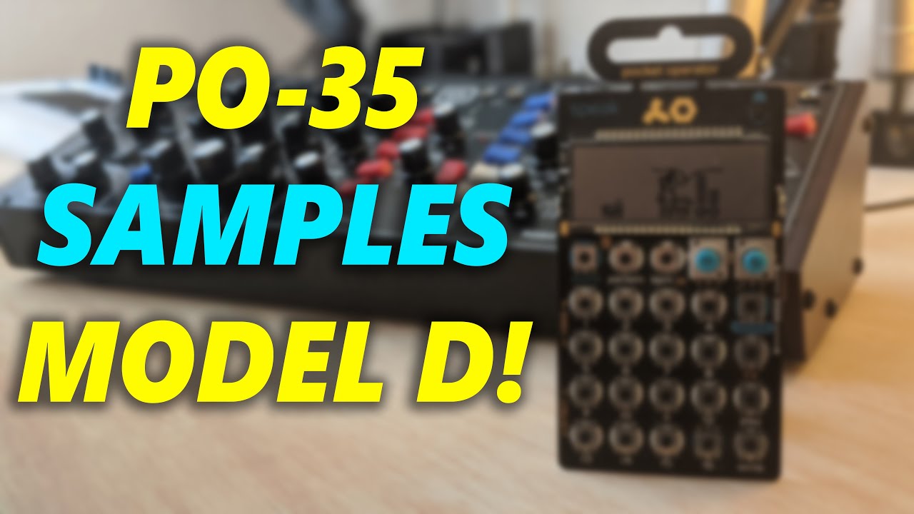 PO-35 Speak Samples the Behringer Model D!