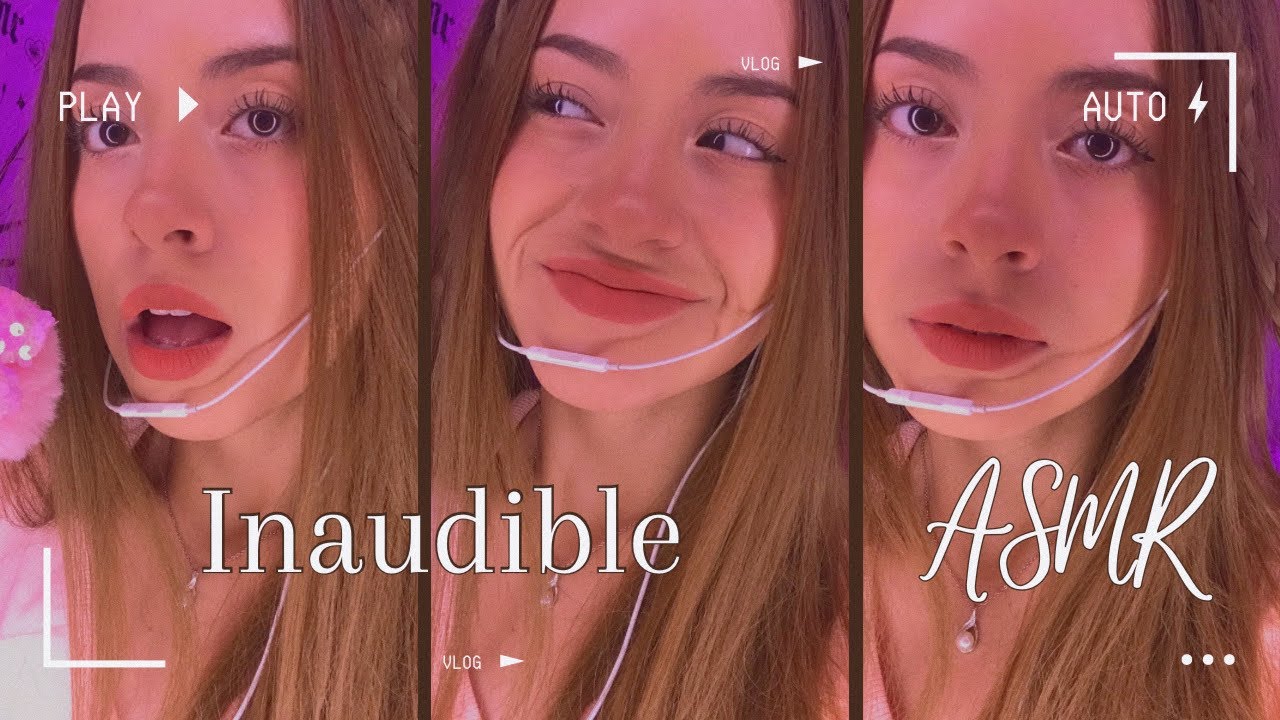Inaudible para ayudarte a dormir 💓 | M0UTH Sounds | Andrea ASMR 🦋