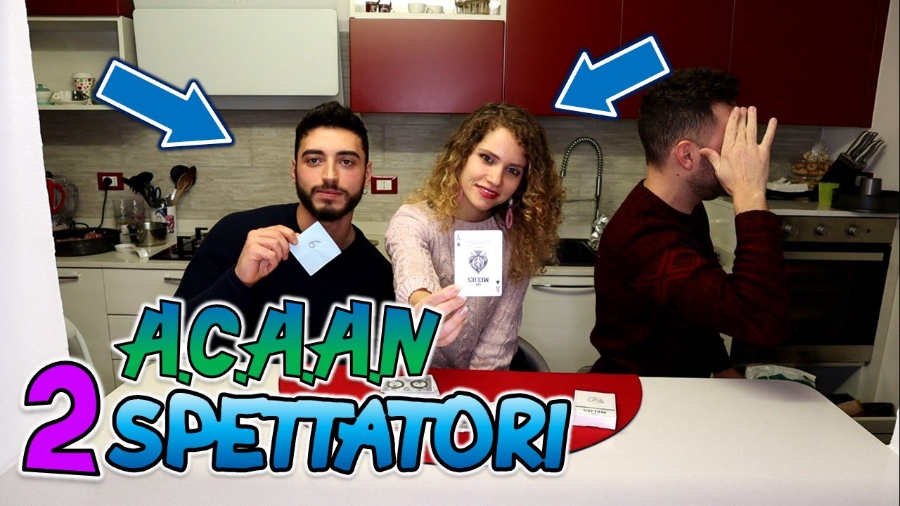 TUTORIAL: ACAAN A 2 SPETTATORI | TRUCCO DI MAGIA CON LE CARTE IMPROMPTU RIVELATO