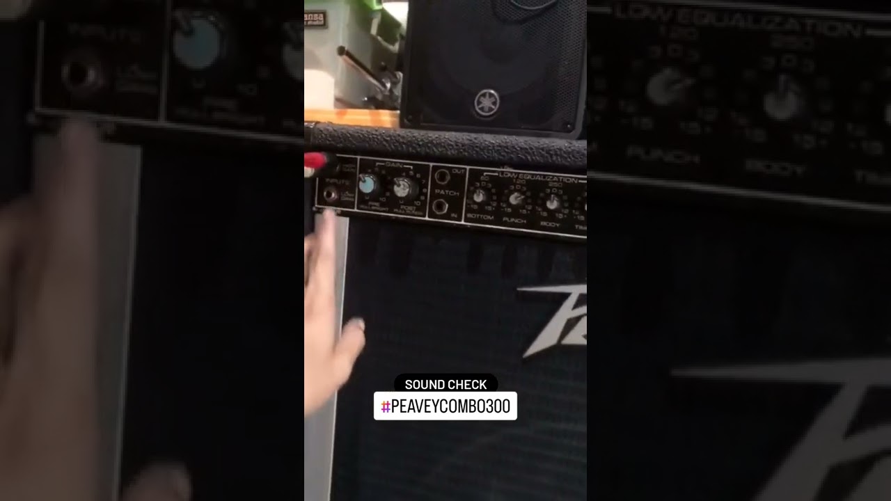Peavey Combo 300 sound check #peavey #peaveycombo300