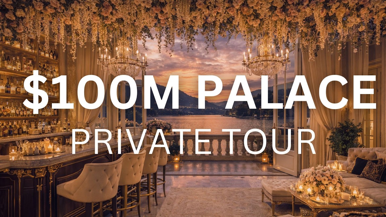 Inside a $100M Dream Palace by the Lake | Luxury Piano Ambience